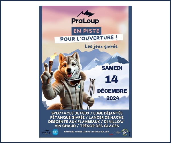 Uvernet Fours. En piste pour l'ouverture Pra Loup 1600