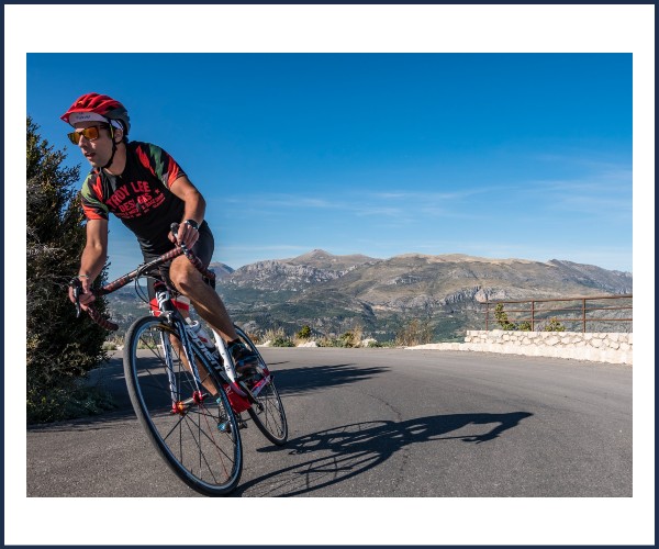 La Palud sur Verdon. Cols réservés aux Cyclistes Route des Crêtes, Gorges du Verdon