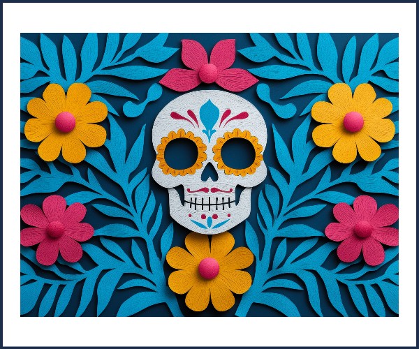 Enchastrayes. Concours artistique de construction de Calavera en matière recyclée