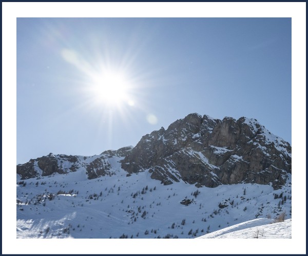 Enchastrayes. Observation du Soleil Le Sauze 1400