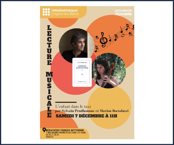 Digne les Bains. Lecture musicale