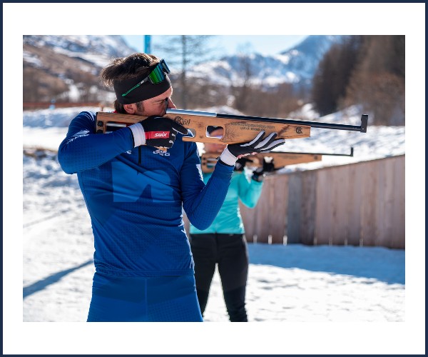 Val d'Oronaye. Journée découverte du Biathlon