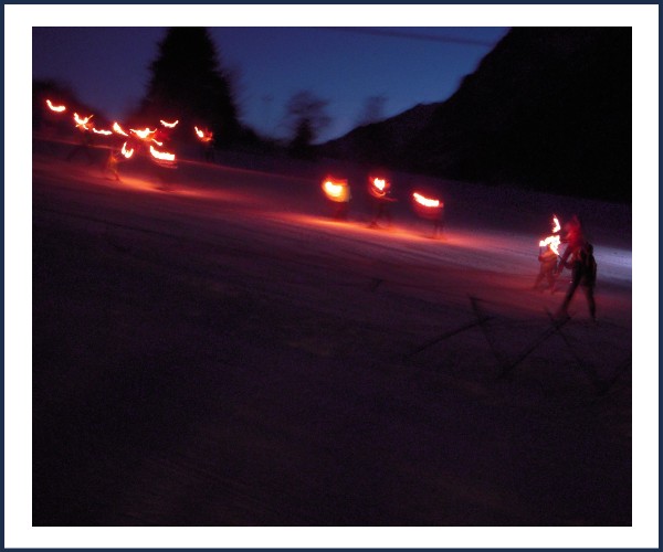 Selonnet. Descente aux Flambeaux Chabanon