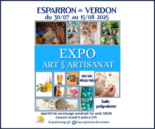 Esparron de Verdon.  Pôle Expo 2025