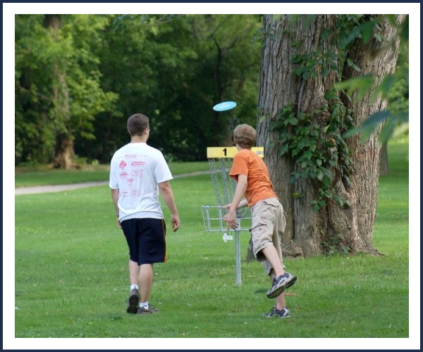 Gréoux les Bains. Tournoi de Disc Golf