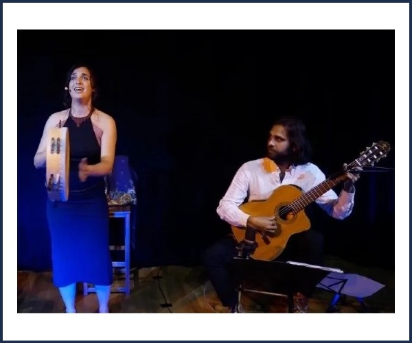 Seyne les Alpes. Concert, Duo Napolitain Wa'Nema