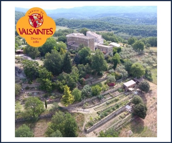 Simiane la Rotonde. Visite guidée du Jardin de l'abbaye de Valsaintes