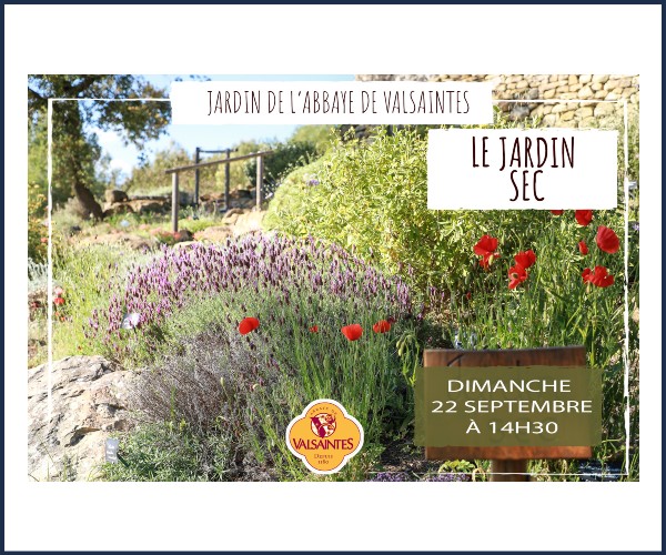 Simiane la Rotonde. Le jardin sec
