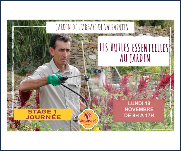 Simiane la Rotonde. Stage 1 journée L’utilisation des huiles essentielles au jardin