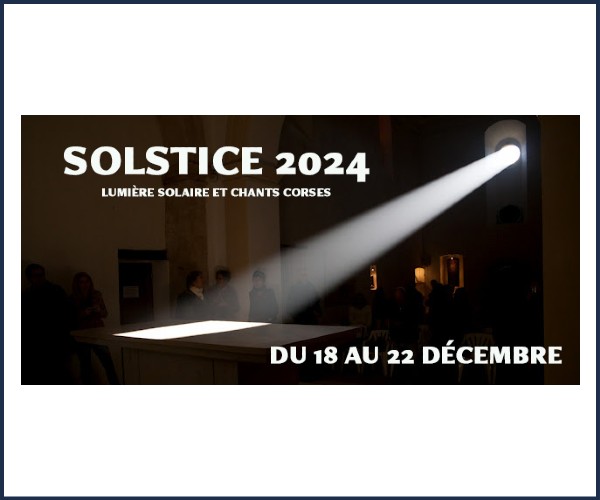 Simiane la Rotonde. Solstice d’Hiver, Lumière solaire et Concert