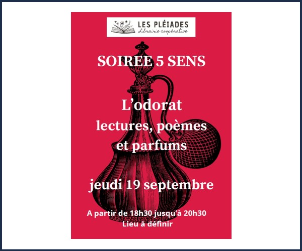 Colmars les Alpes. Soirée 5 sens L'odorat, lecture de poème et parfums