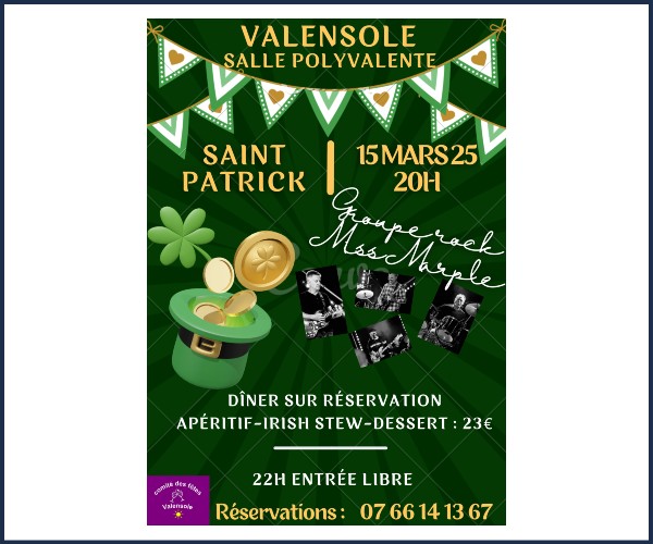 Valensole. Fête de la Saint Patrick