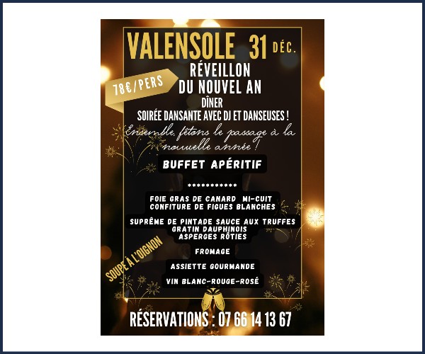 Valensole. Réveillon du Nouvel An 2025