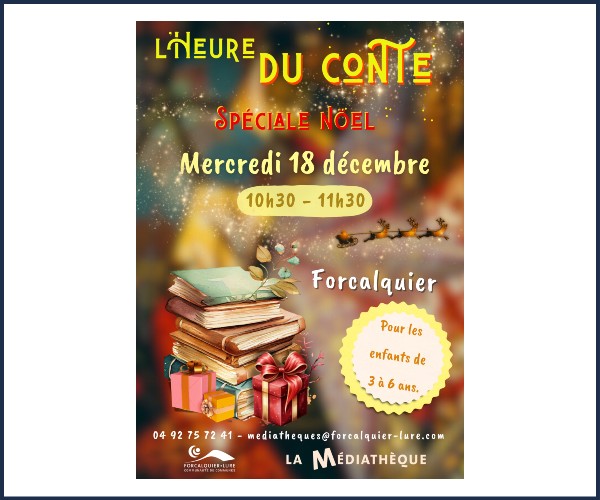 Forcalquier. Heure du conte spéciale Noël