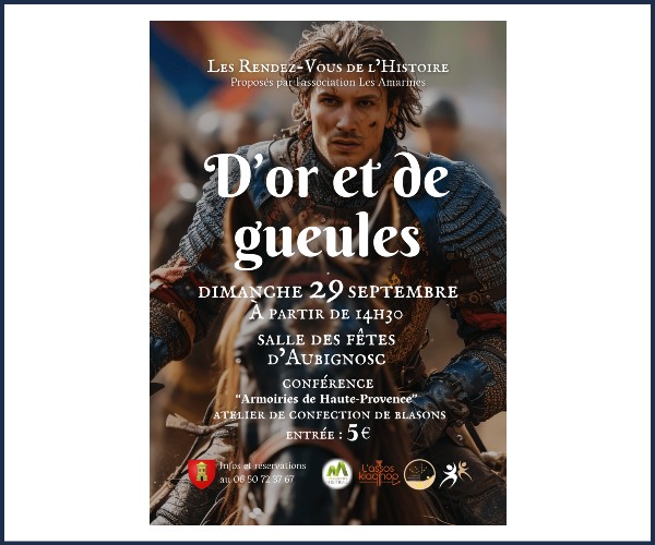 Aubignosc. D'Or et de Gueules