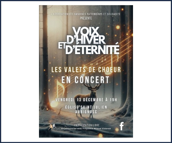 Aubignosc. Voix d'Hiver et d'Éternité