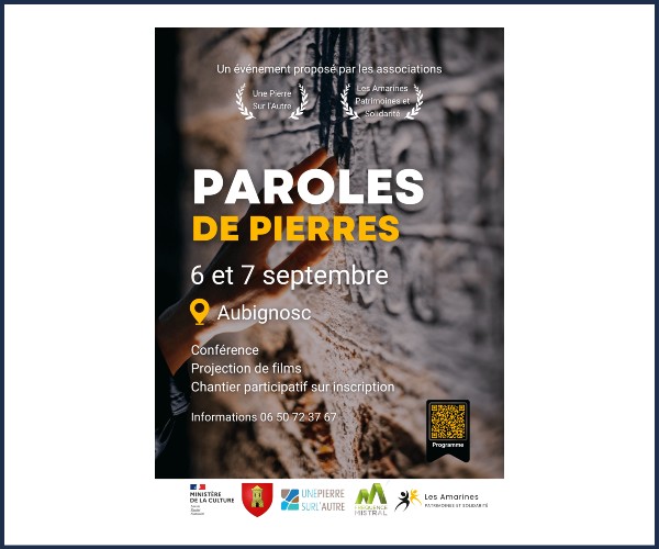 Aubignosc. Paroles de Pierres