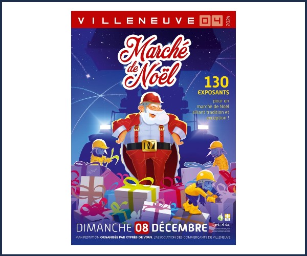 Villeneuve. Marché de Noël 2024