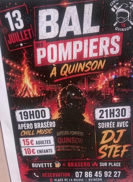 Bal des Pompiers 2026 à Quinson