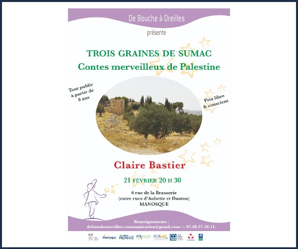 Manosque. Contes merveilleux de Palestine