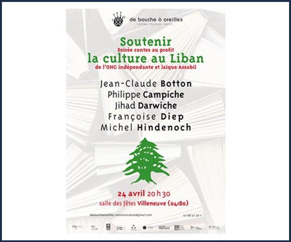 Villeneuve. Soirée Conte pour soutenir la culture au Liban
