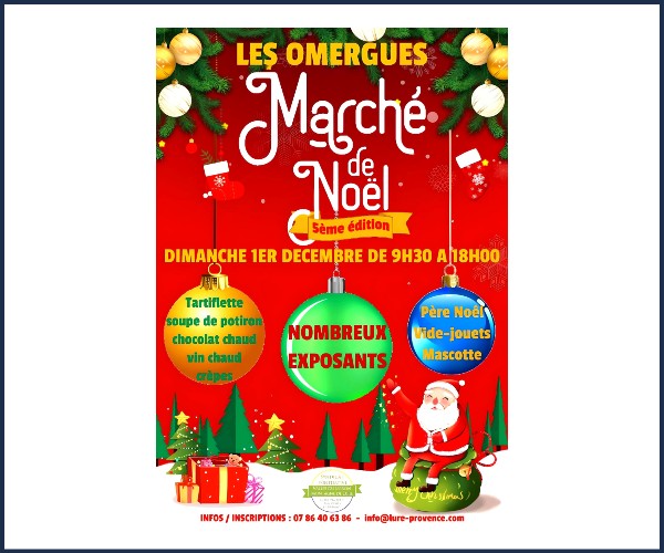 Les Omergues. Marché de Noël 2024