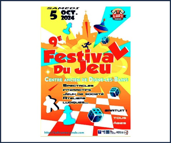 Digne les Bains. 9ème Festival du Jeu Ludirunner