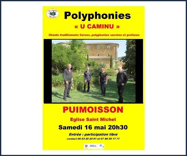 Polyphonies corses, U Caminu à Puimoisson