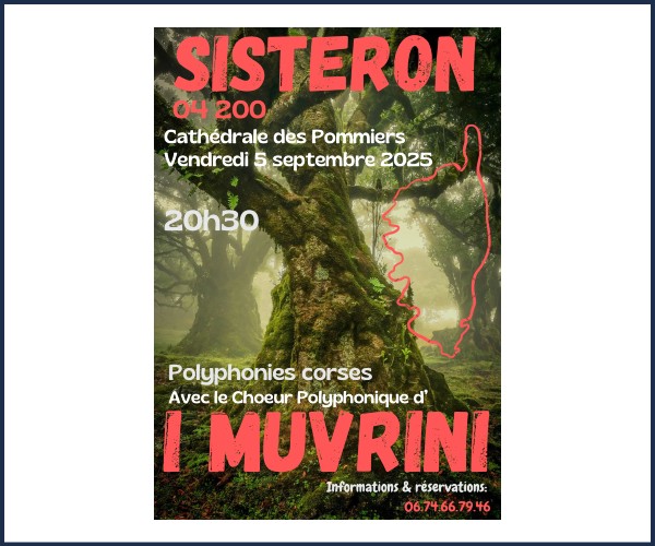 Sisteron. Concert I Muvrini