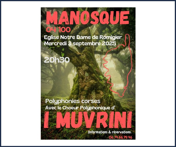 Manosque. Concert I Muvrini