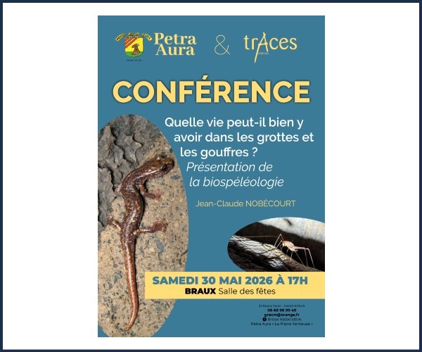 Conférence. Au Fil du Coulomp à Braux 