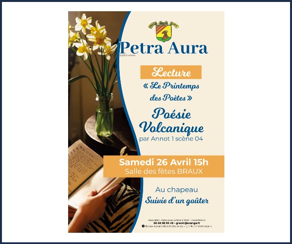 Braux. Le Printemps des Poètes 2025