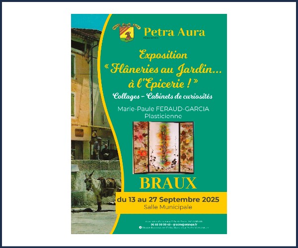 Braux. Exposition, L'Épicerie de Bertin Feraud