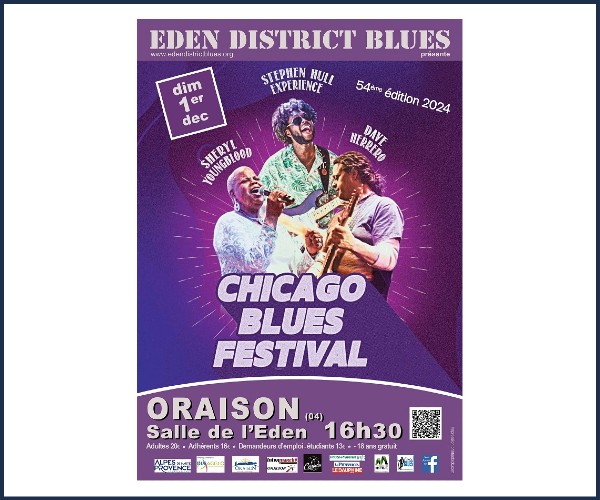 Oraison. 54ème Concert Chicago Blues Festival