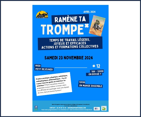 Montjustin. Ramène ta Trompe, Repas bénévole