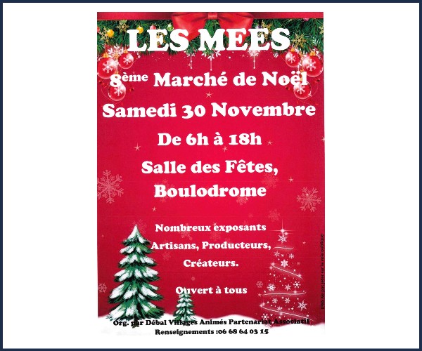 Les Mées. 8ème Marché de Noël