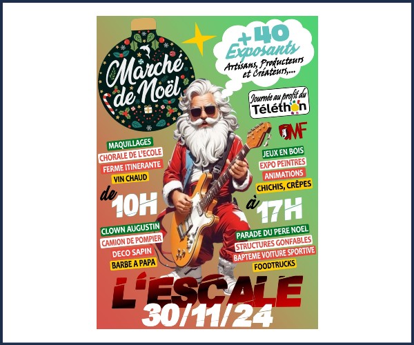 L'Escale. Marché de Noël Téléthon
