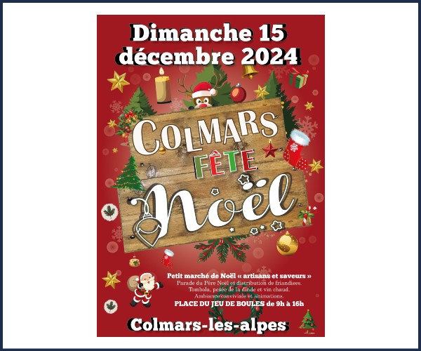 Colmars fête Noël marché et Animations