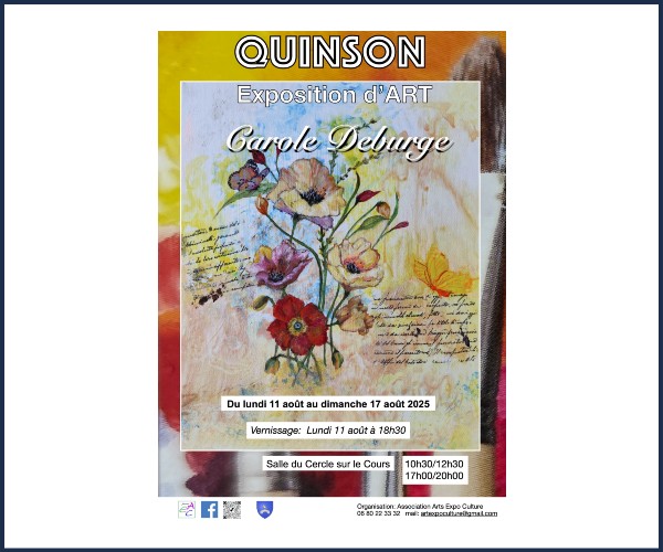 Quinson. Exposition d'Art, Carole Deburge