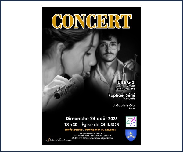 Quinson. Concert dans l'Église