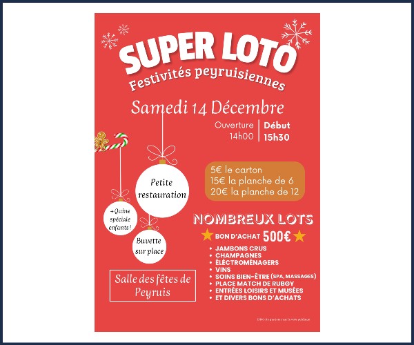 Loto des Festivités Peyruisiennes
