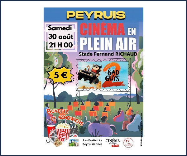 Peyruis. Cinéma en Plein Air