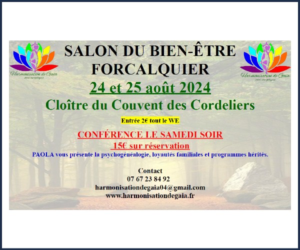 Forcalquier. Salon du bien être