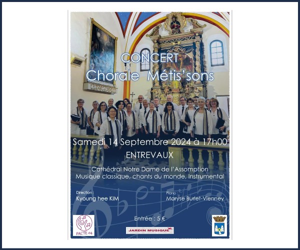 Entrevaux. Chorale Metis’son