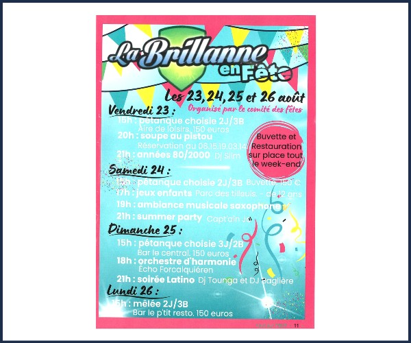 La Brillanne en Fête
