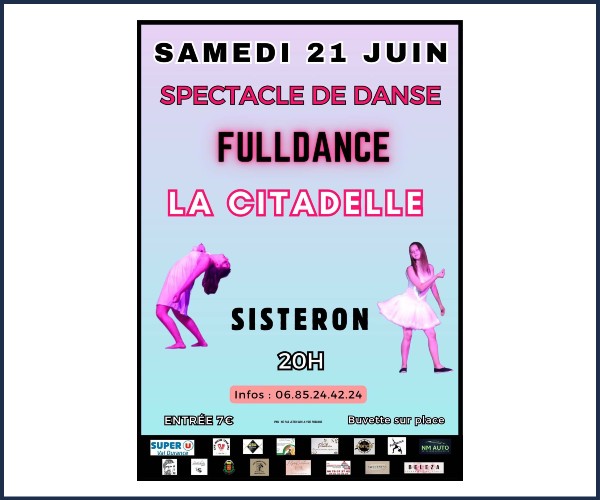 Sisteron. Spectacle FullDance