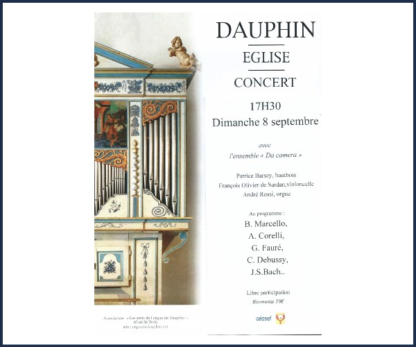 Dauphin. Concert de l'Église
