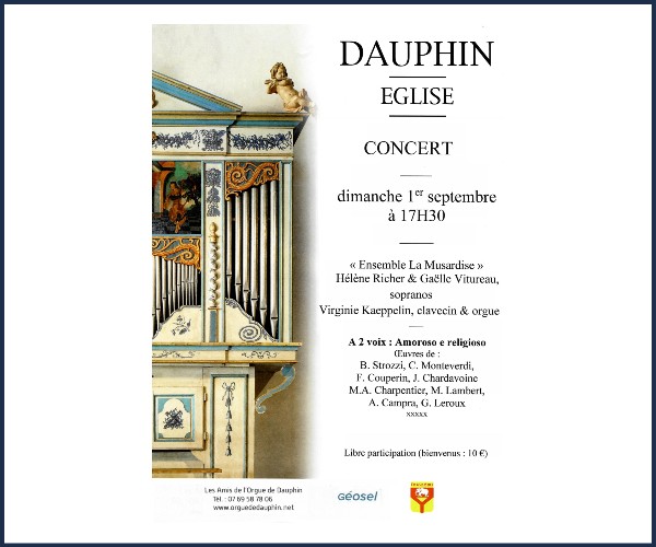 Dauphin. Concert de l'Église