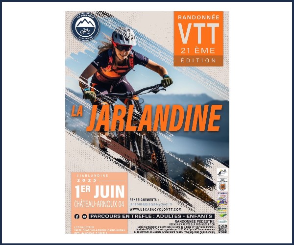 21ème édition Randonnée VTT, La Jarlandine