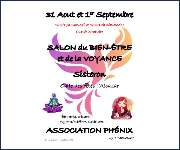 Sisteron. Salon du bien être et de la voyance